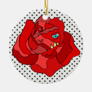 RUTHLESS ROSE ORNAMENT