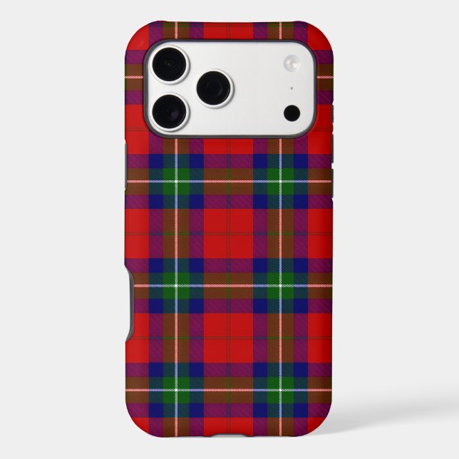 Ruthven tartan red green blue plaid (Back)