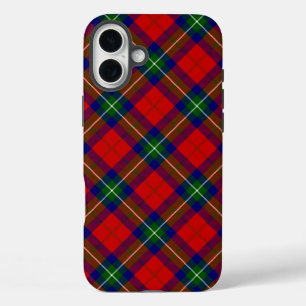 Ruthven tartan red green blue plaid iPhone 16 plus case