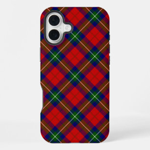 Ruthven tartan red green blue plaid iPhone 16 plus case