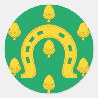 Rutland Flag england province symbol Classic Round Sticker