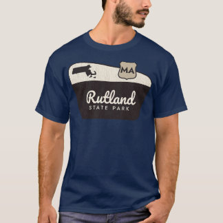 Rutland State Park Massachusetts Welcome Sign T-Shirt