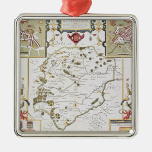 Rutlandshire with Oukham and Stanford Metal Tree Decoration