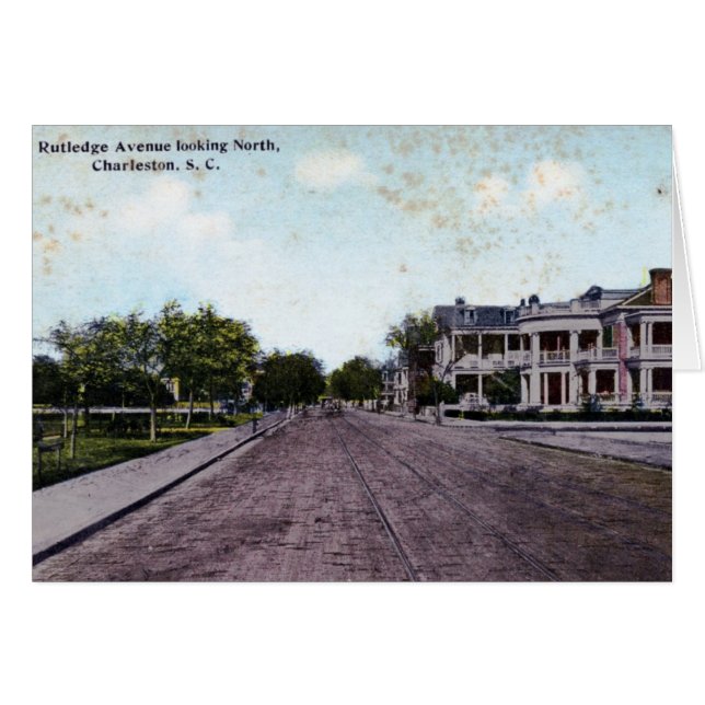 Rutledge Ave., Charleston SC Vintage (Front Horizontal)