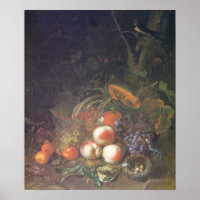 Ruysch - Fruit, Still Life With A Bird's Nest