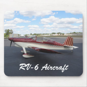 RV-6 Aircraft Mouse Mat