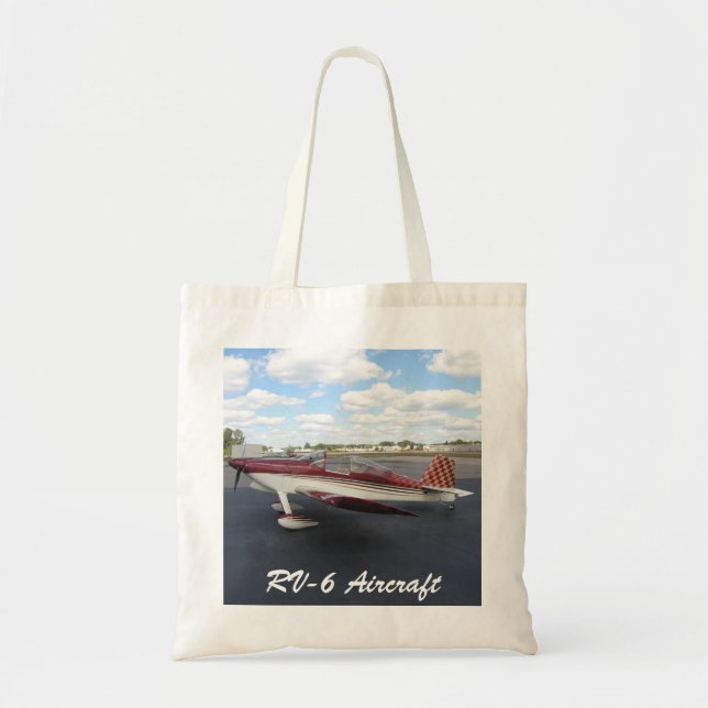 RV-6 Aircraft Tote Bag (Front)