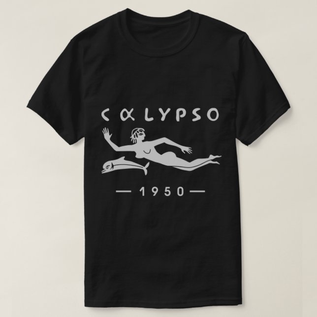 RV Calypso, Jacques Yves Cousteau T-Shirt (Design Front)