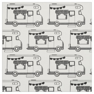 RV Camper Caravan Thunder_Cove  Fabric