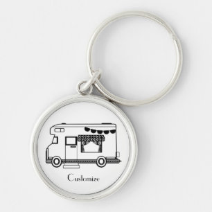 RV Camper Caravan Thunder_Cove Key Ring