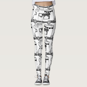RV Camper Caravan Thunder_Cove Leggings