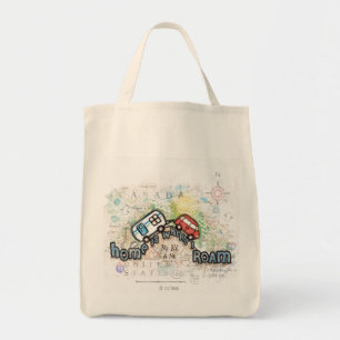 RV Camper Trailer Tote Bag