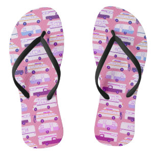 RV Campervan vanlife Motorhome Trailer CUSTOMIZE Flip Flops