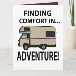 RV Camping Adventure Rving Card