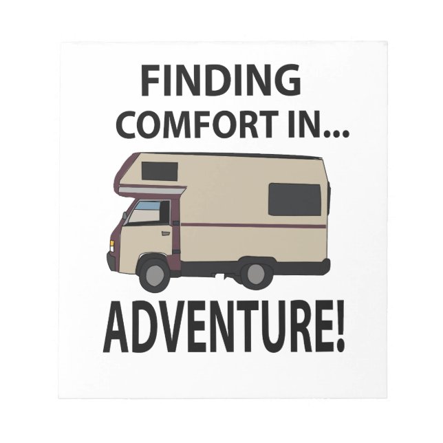 RV Camping Adventure Rving Notepad (Front)