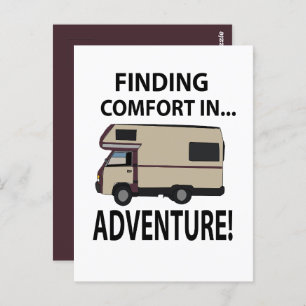 RV Camping Adventure Rving Postcard