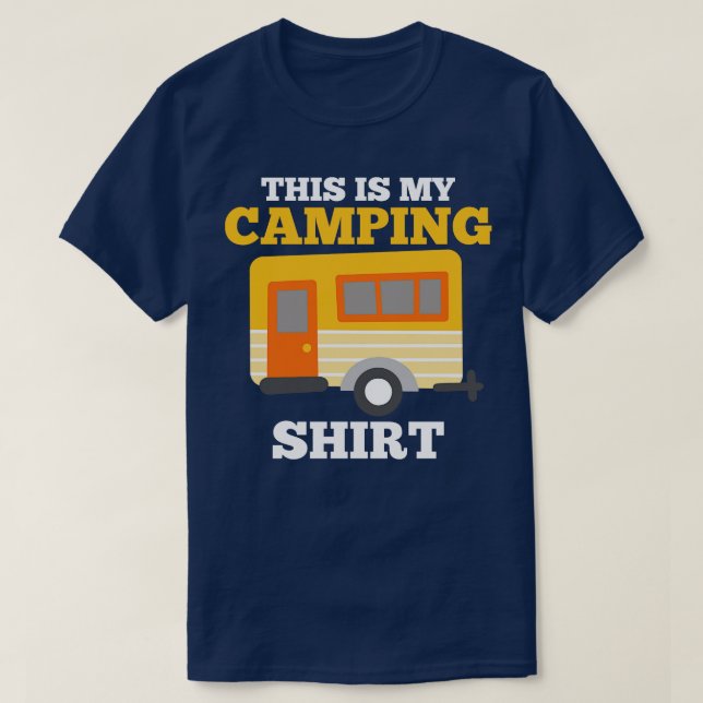 RV Camping Camper 4 T-Shirt (Design Front)