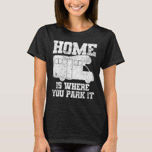 Rv Camping Camper Motorhome Caravan Trailer T-Shirt