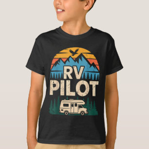 Rv camping camper road trip rv pilot adventure T-Shirt