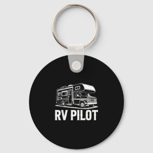 Rv camping camper rv pilot road trip adventure key ring