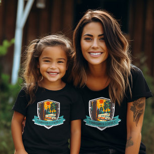 Rv camping custom family matching name  T-Shirt