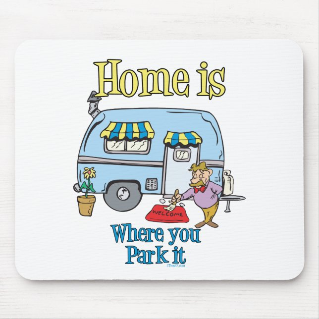 Rv Camping Mouse Mat (Front)