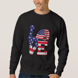 RV Camping Patriotic Campfire 4th Of July American Sweatshirt