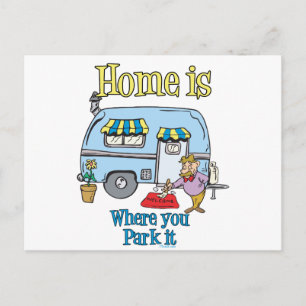 Rv Camping Postcard