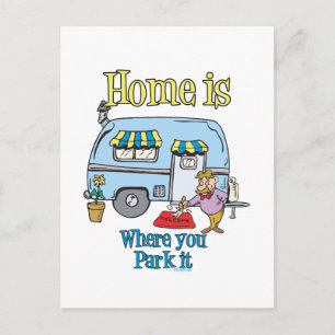 Rv Camping Postcard