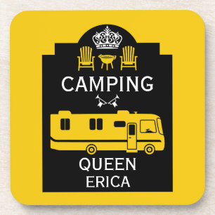 RV Camping Queen USA Coaster