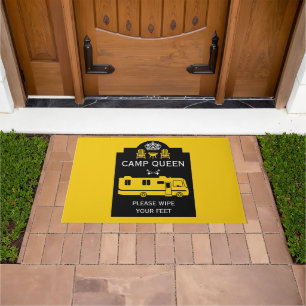 RV Camping Queen USA Doormat