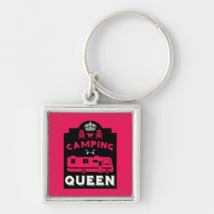 RV Camping Queen USA Key Ring