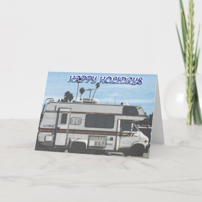 RV Christmas and Holiday Card (Front)
