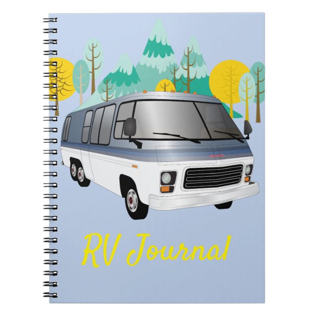 RV Journal Travel Trip Vacation Notes (Front)