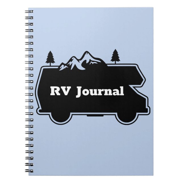 RV Journal Travel Trip Vacation Notes (Front)