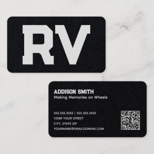 RV Motorhome Business Card