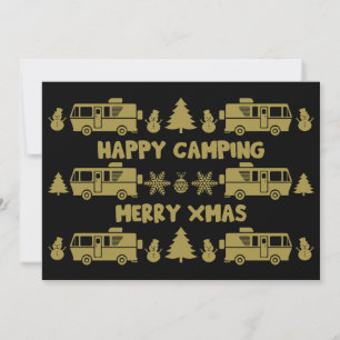 RV Motorhome Christmas Decor Holiday Card