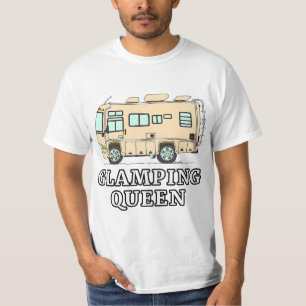 RV Motorhome GLAMPING QUEEN  T-Shirt