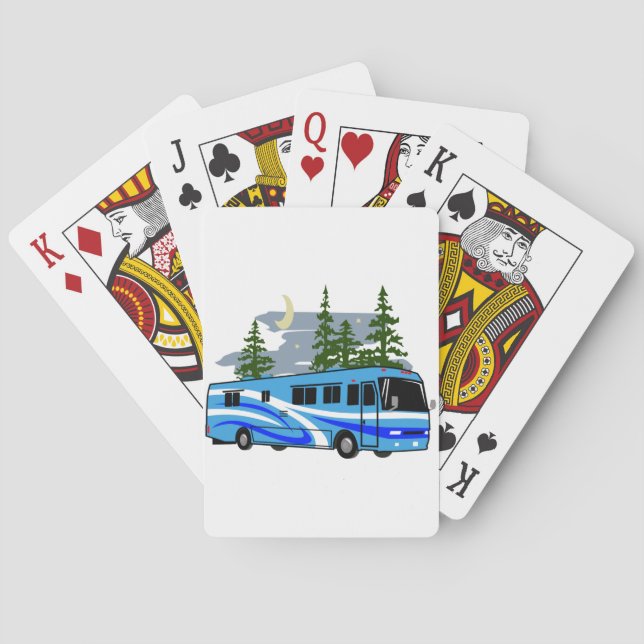 RV Motorhome Playing Cards (Back)
