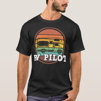 RV Pilot Recreational Vehicle Driving Couples T-Shirt