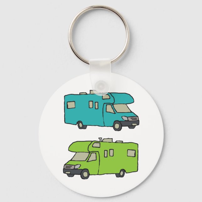 RV Recreational Vehicle Key Ring (Front)