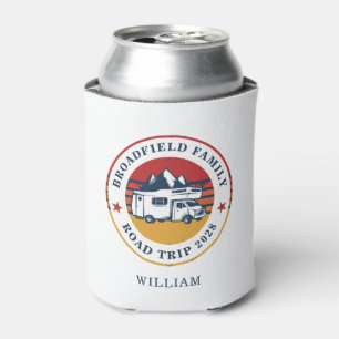 RV Road Trip Matching Family Vacation Keepsake Can Cooler