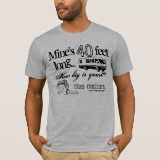 RV Size Matters - Customisable! T-Shirt