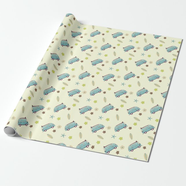 RV surf Wrapping Paper (Unrolled)