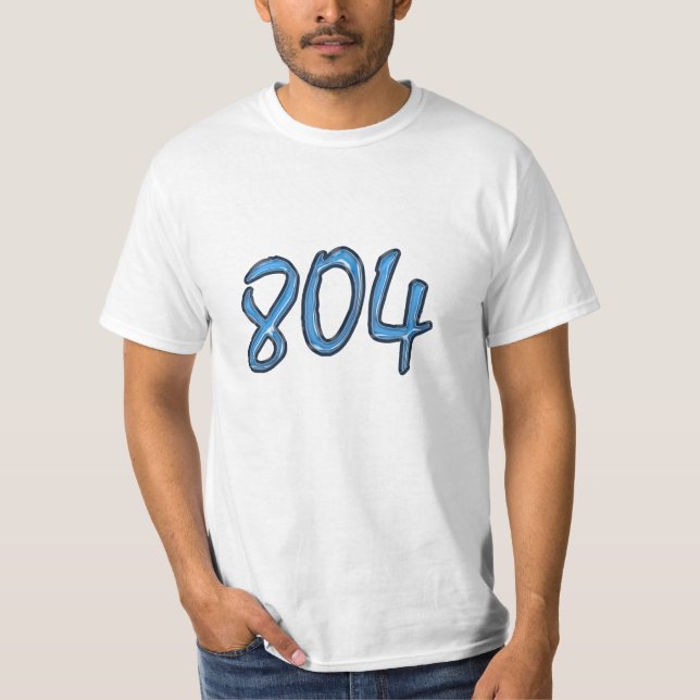 RVA 804 Area Code T-Shirt (Front)