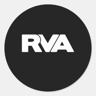 Rva Classic Round Sticker