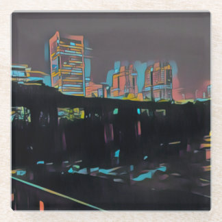 RVA In The Night Glass Coaster