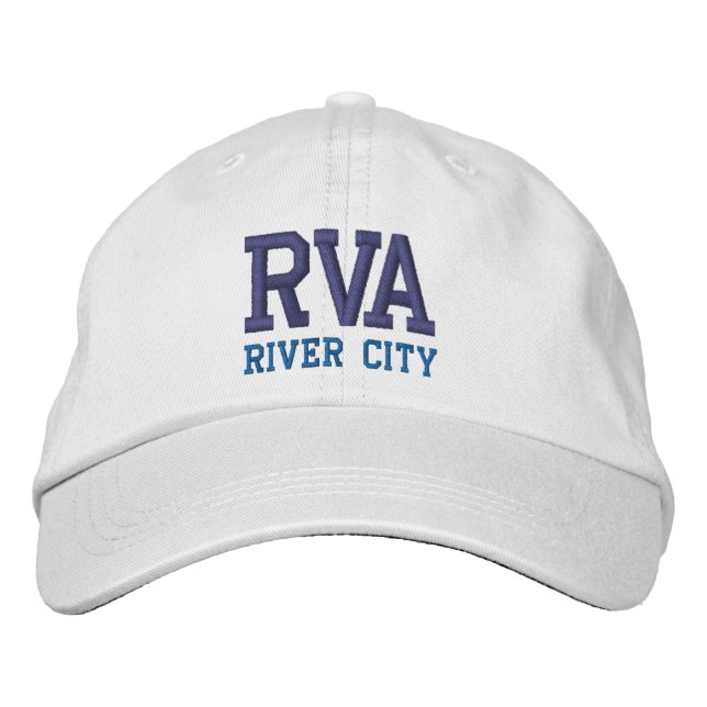 "RVA River City" Embroidered Baseball Cap (Front)