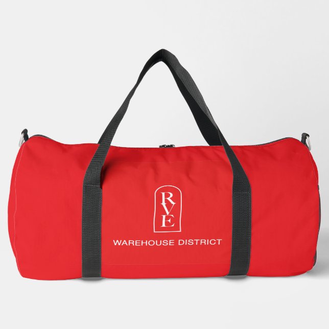 RVE Large Duffel Bag (Red) (Front)