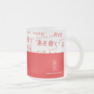 RVE SAYS: "Write A Book" Frosted Mug